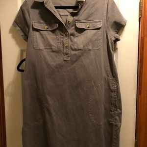 Gray cotton denim like dress. Vineyard Vines